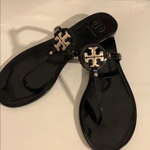 Tory Burch Mini Miller Black Sandals